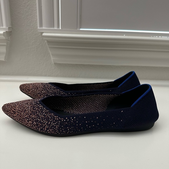 Rothy’s Midnight Metallic Points 6.5 - Picture 7 of 8